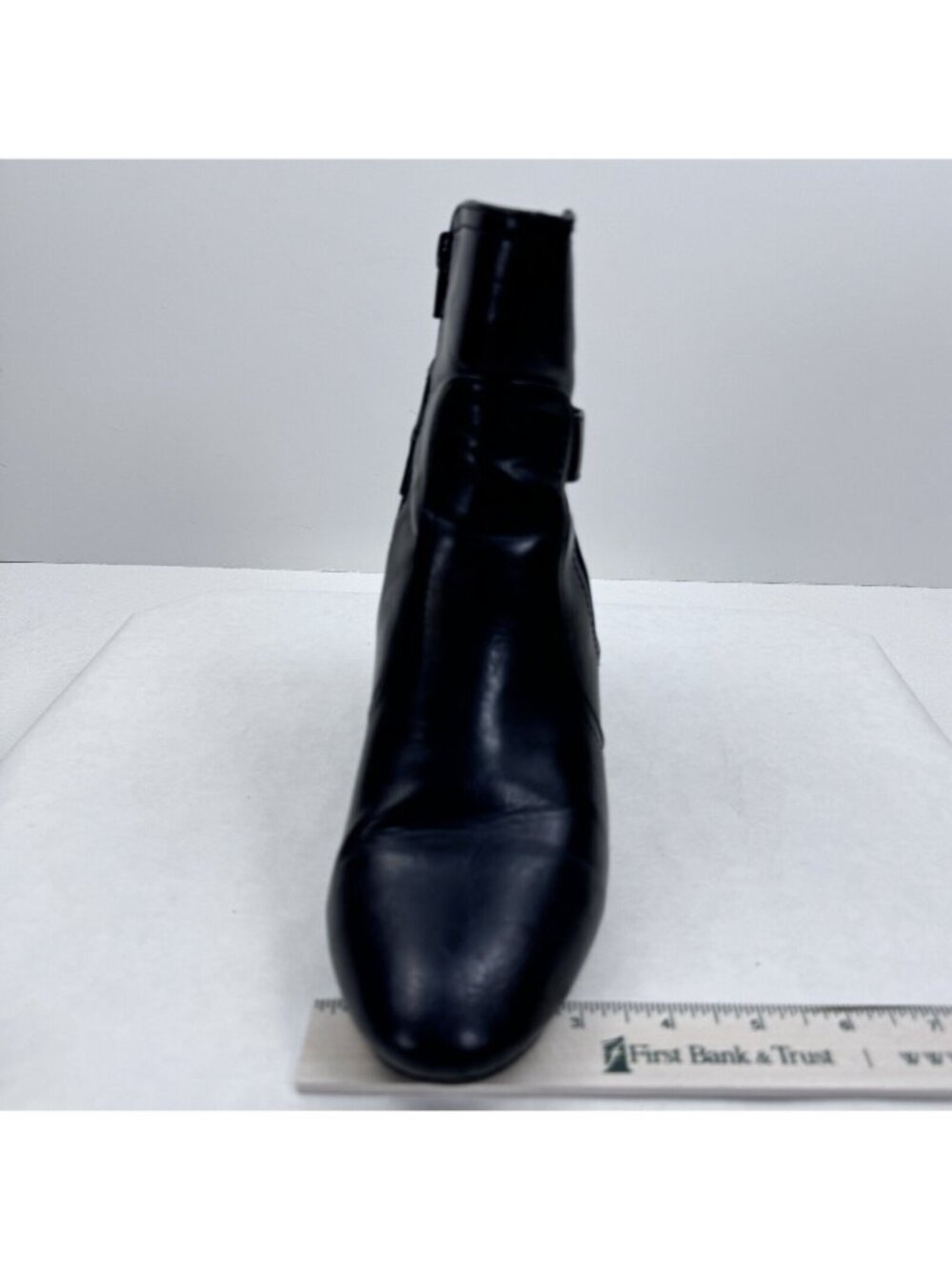 Life Stride Yarnessa Boots Womens Size 9.5M Black Leather Upper Side Zipper - Picture 9 of 12